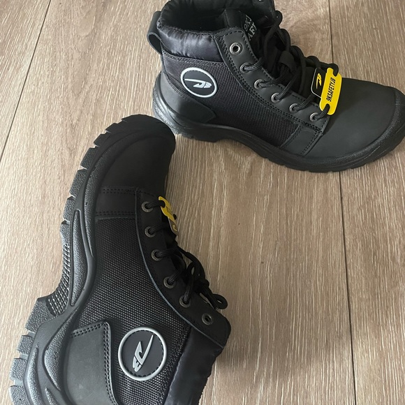 Men’s Work boots for men’s safety boots with steel toe lightweight leather boots - Picture 5 of 9